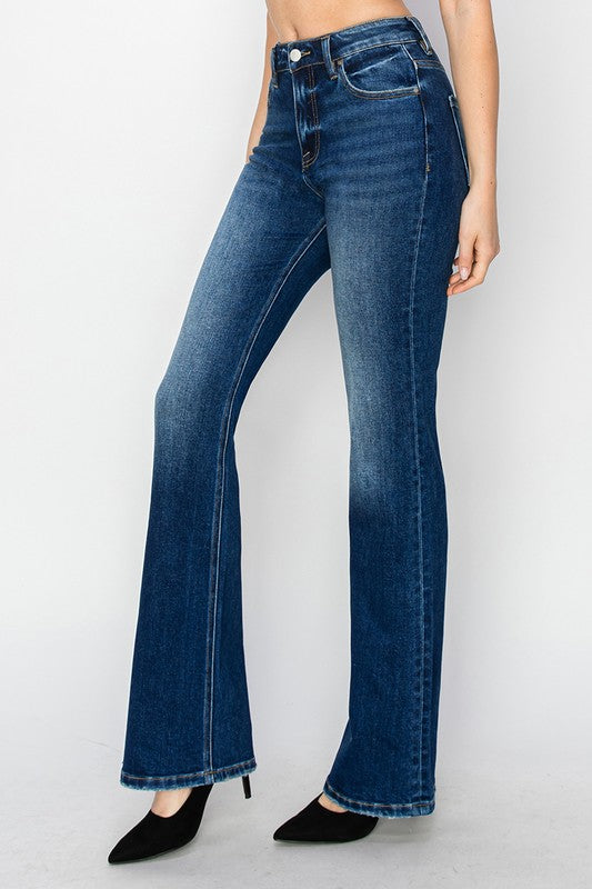 Risen High Rise Bootcut Jeans - Relaxed Fit