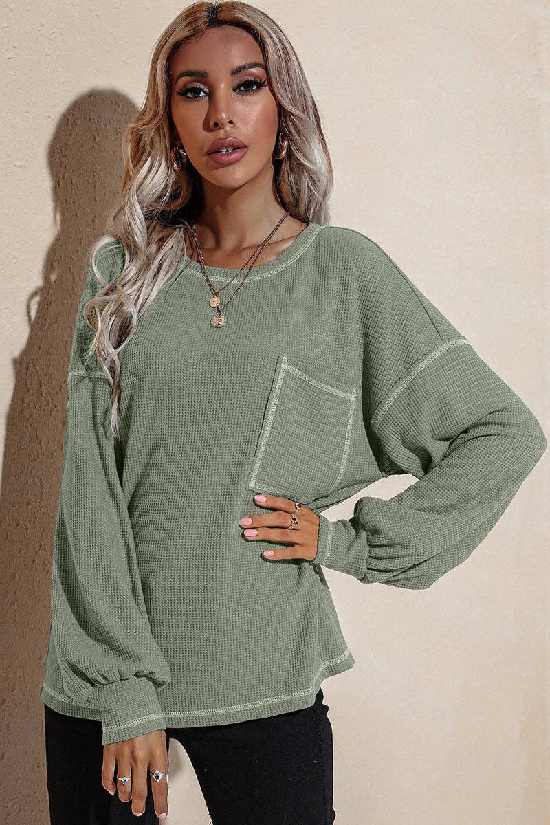 Long Sleeve Knit Top