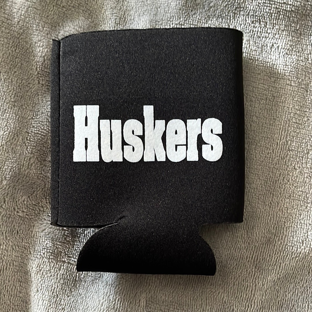 Huskers Koozie - Black