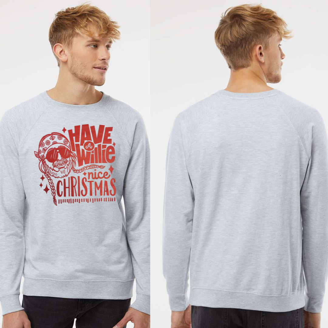 "Have a Willie Nice Christmas" Graphic Crewneck