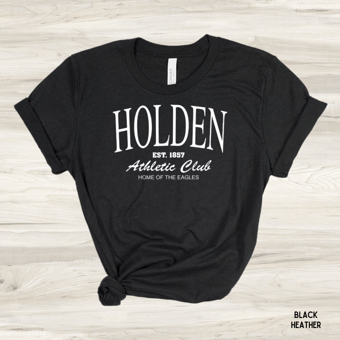 Adult - Holden Athletic Club SS Tee - White Print