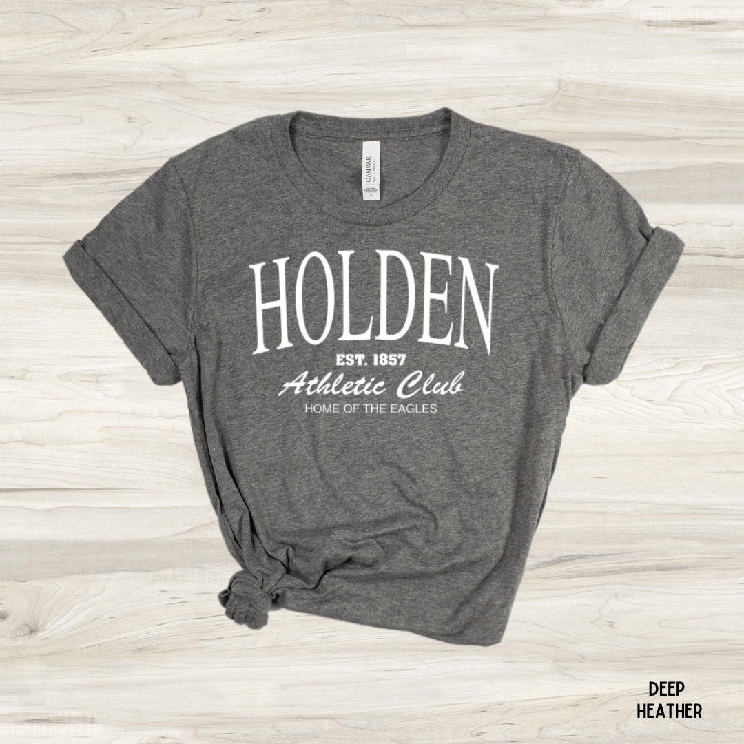 Adult - Holden Athletic Club SS Tee - White Print