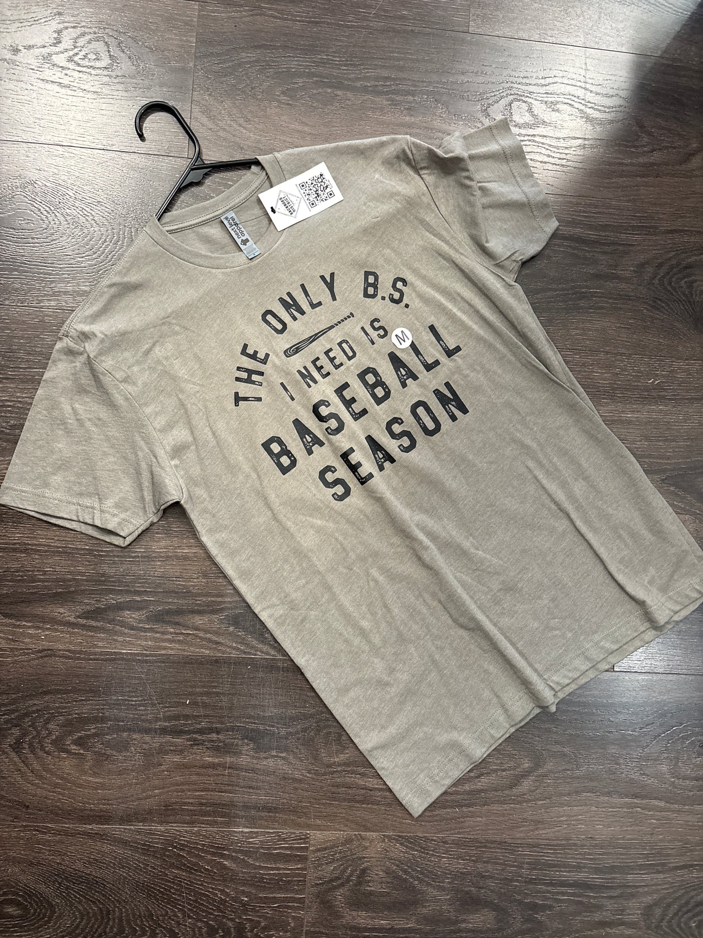 The Only B.S. I Need Is Baseball Season Graphic Tee – Funny Unisex T-Shirt