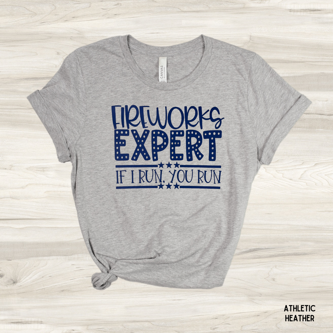 Fireworks Expert (Grey) Graphic Tee (CCC)