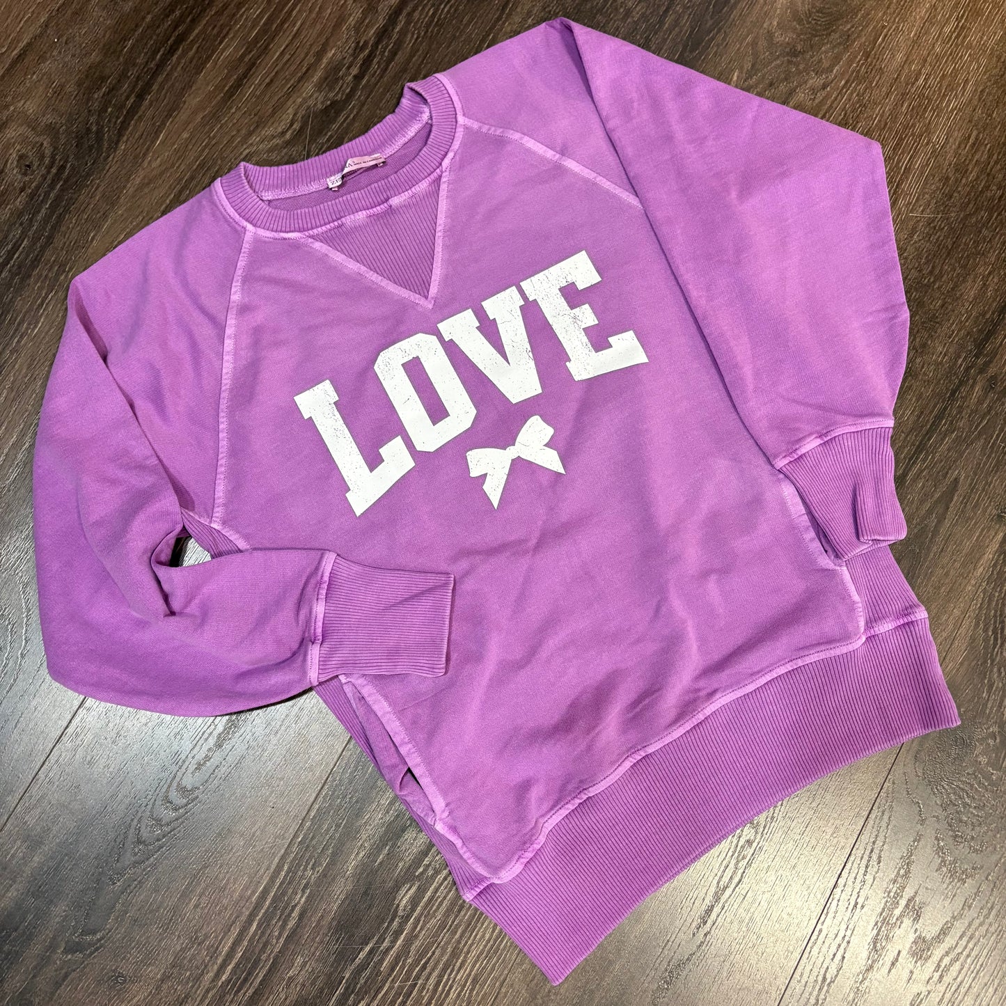Love Bow Graphic Crewneck - Last One - Size Small