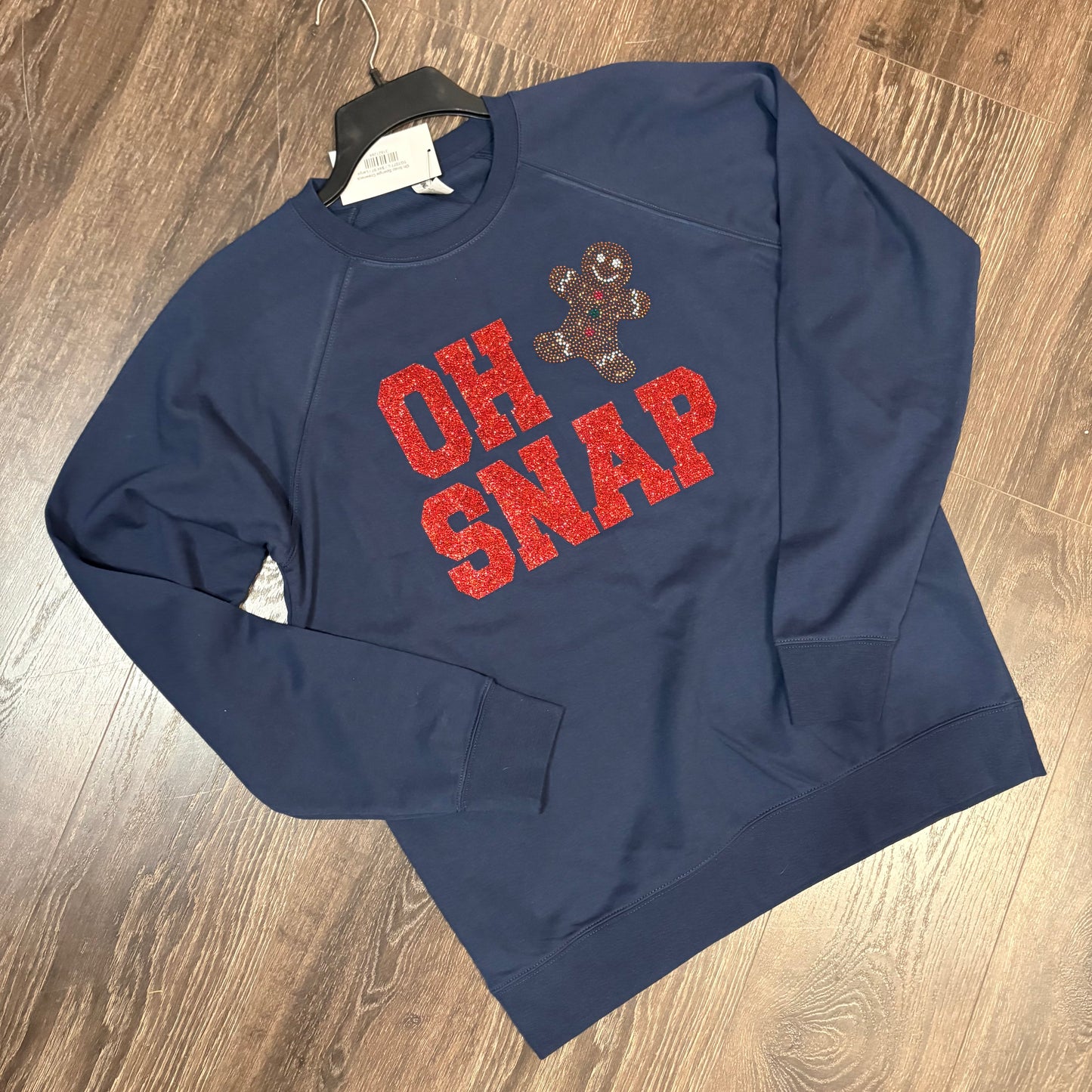 Oh Snap Spangle Crewneck