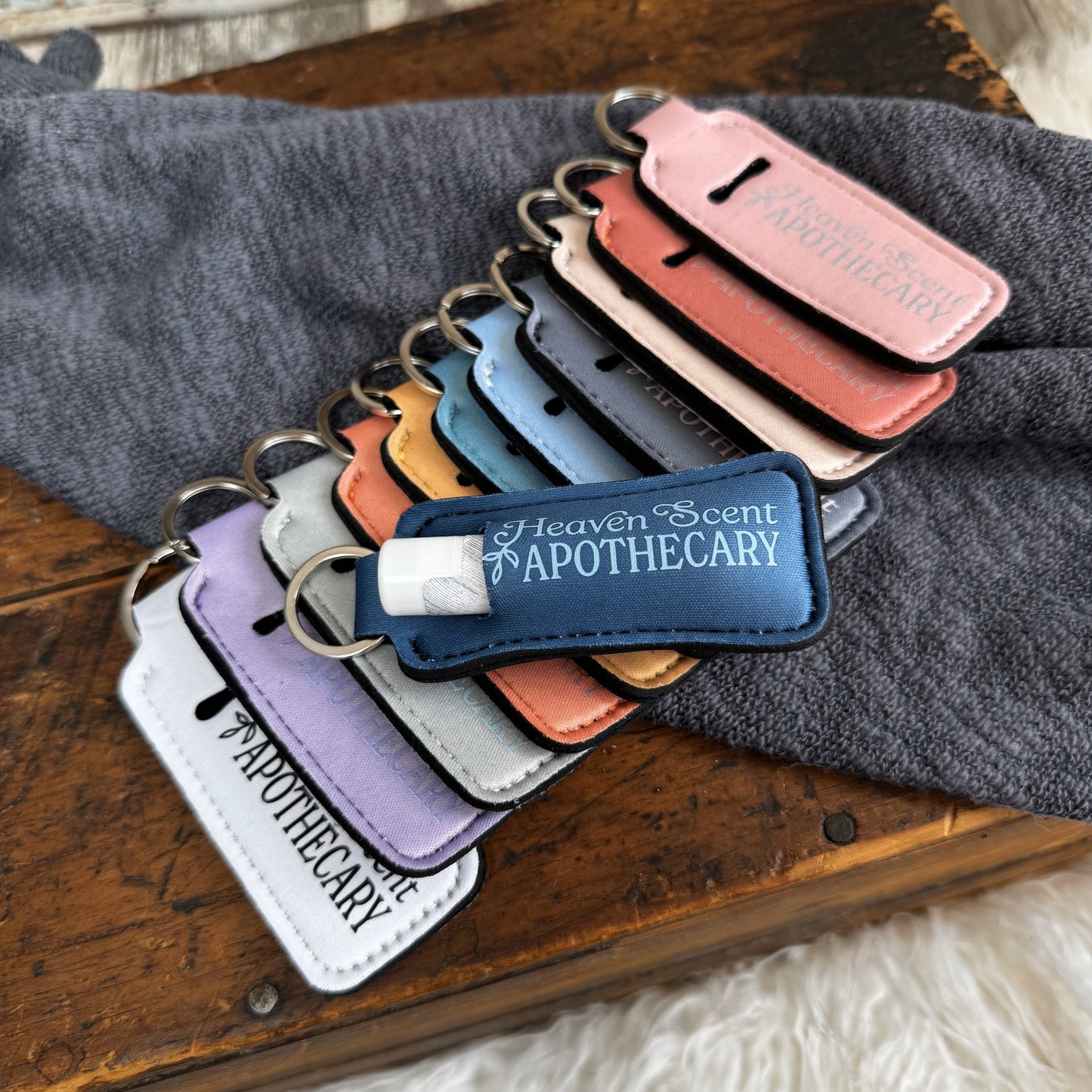 Keychain Chapstick Holder | Heaven Scent Apothecary | The Corner Collective