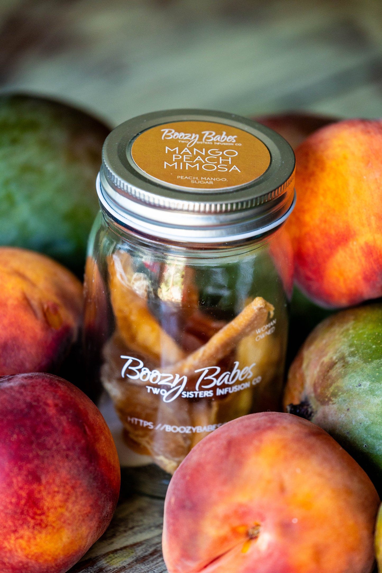 Boozy Babes - Mango Peach Mimosa