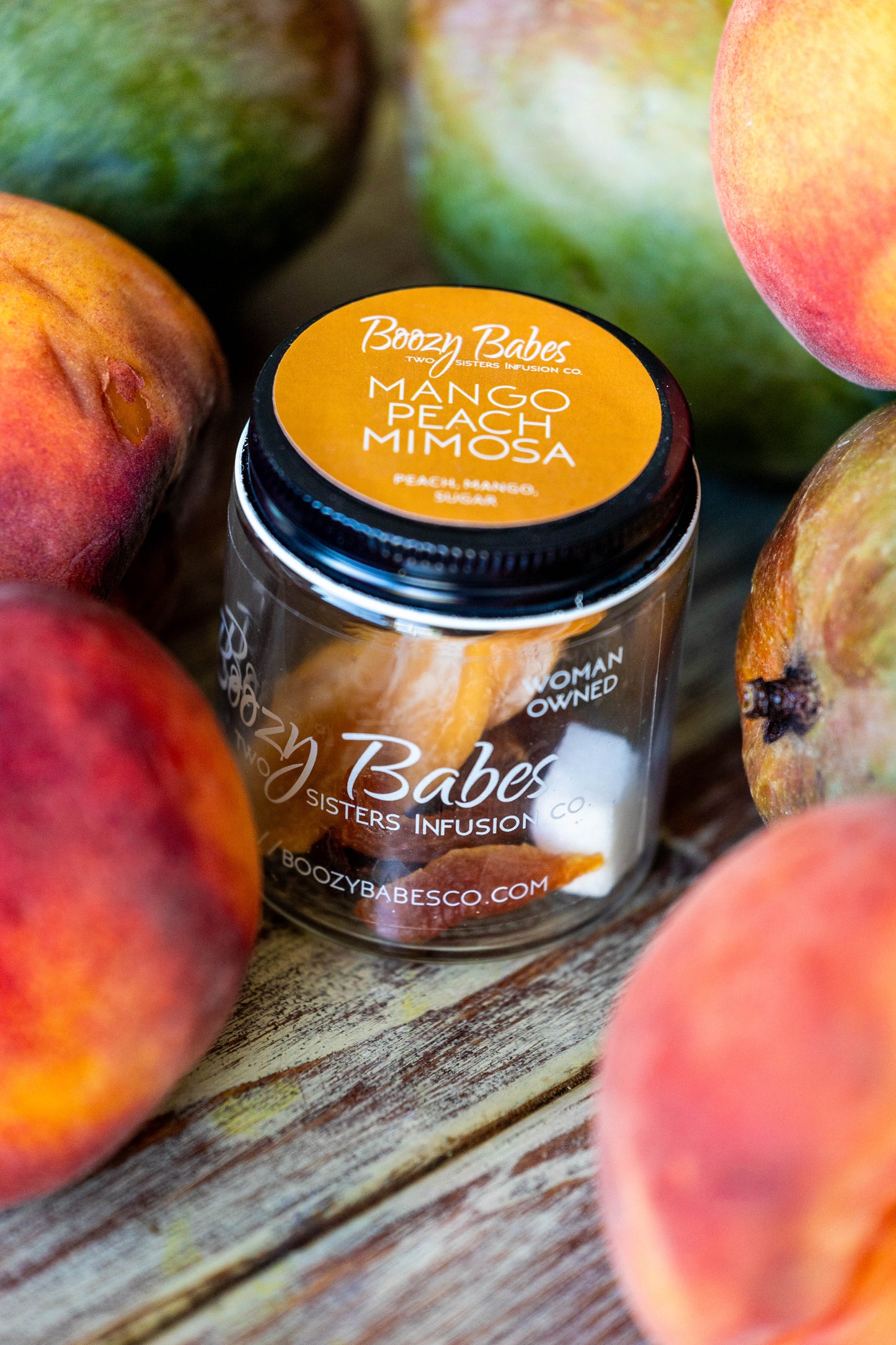 Boozy Babes - Mango Peach Mimosa