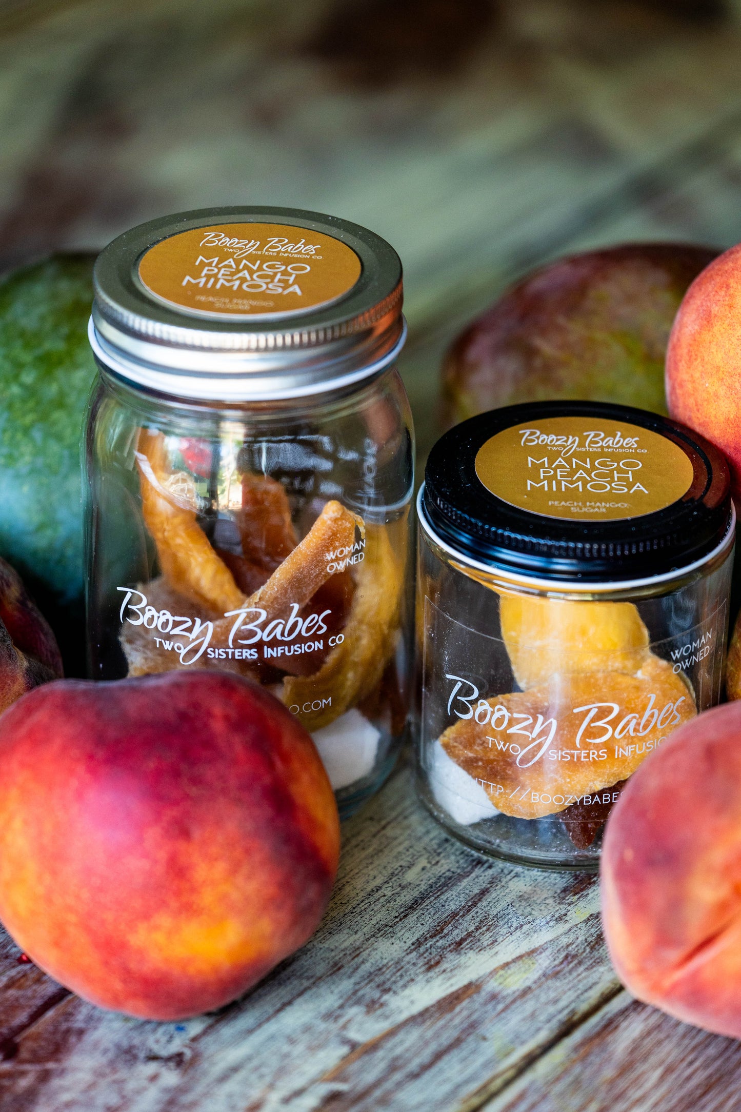 Boozy Babes - Mango Peach Mimosa
