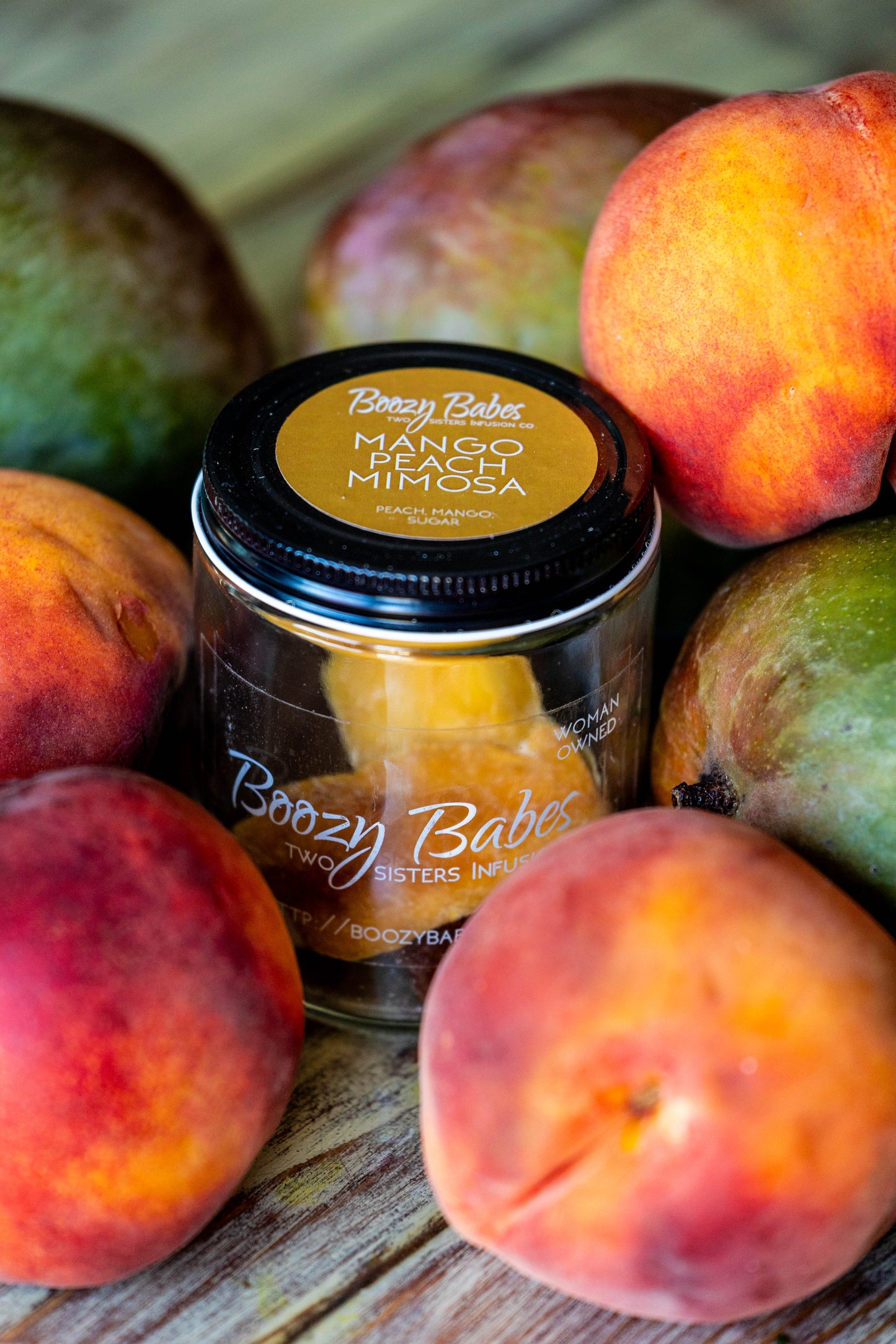 Boozy Babes - Mango Peach Mimosa