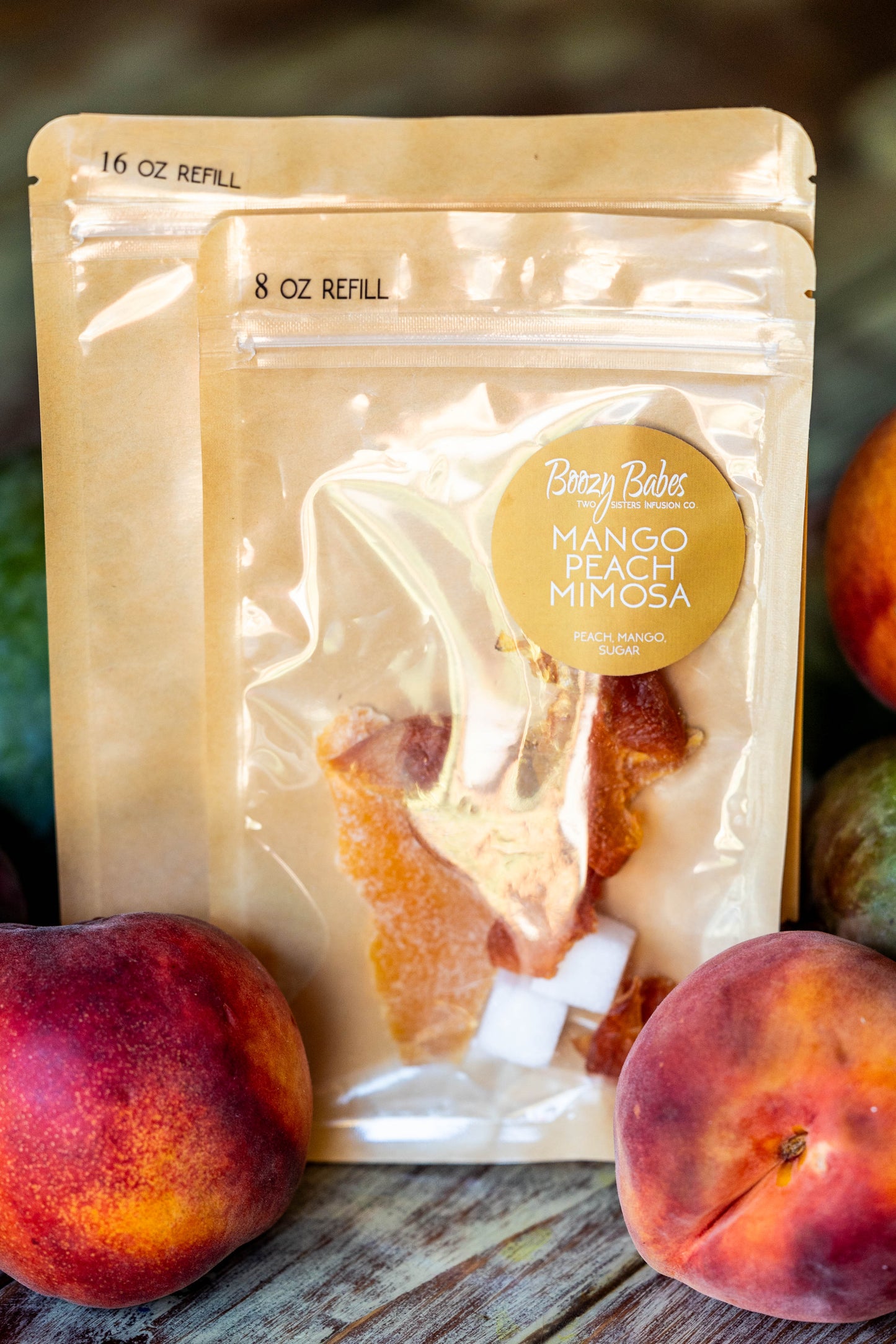Boozy Babes - Mango Peach Mimosa