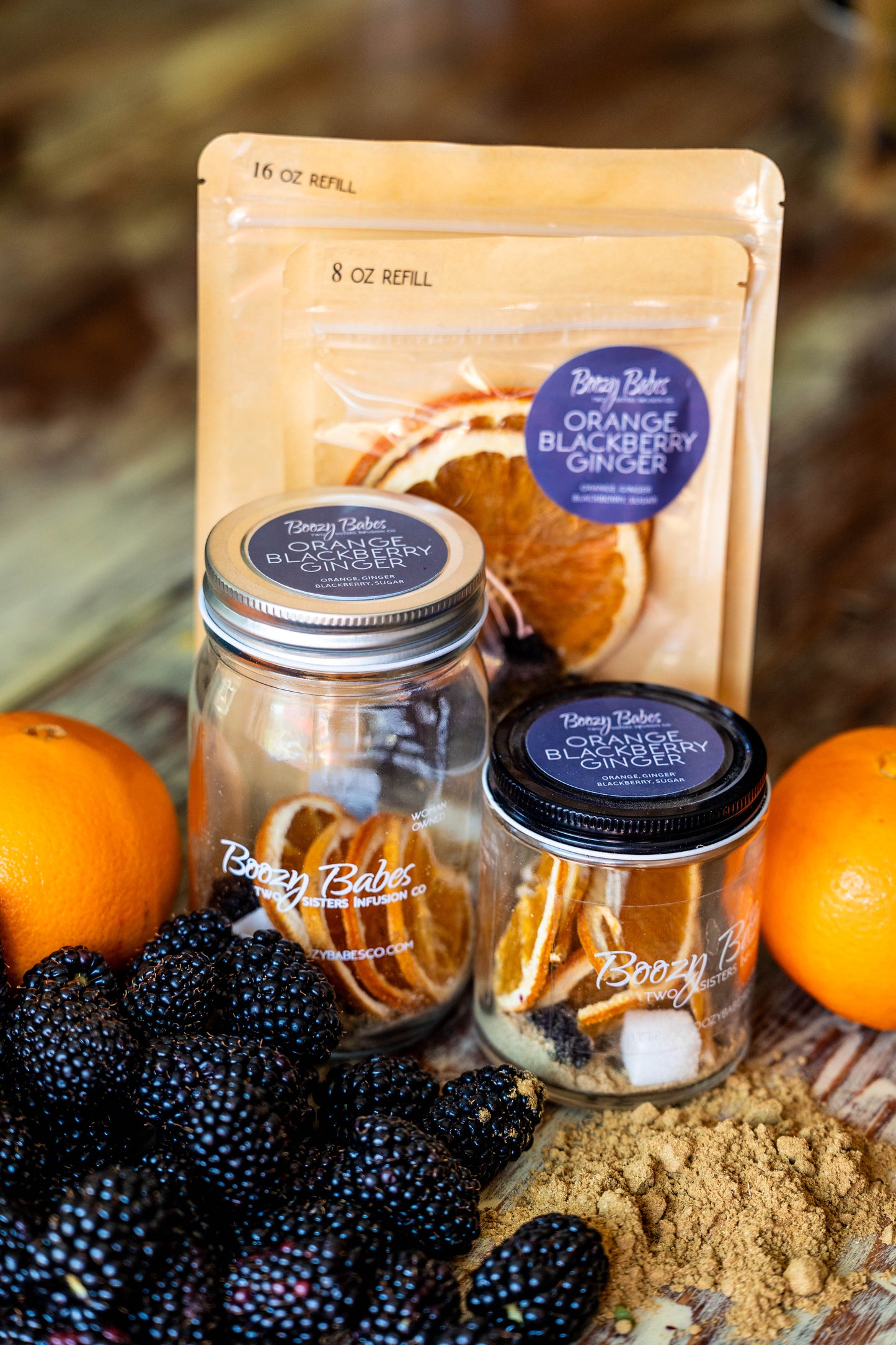Boozy Babes - Orange, Blackberry, Ginger
