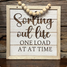 Sorting Out Life... Hanging Sign | V's Workshop