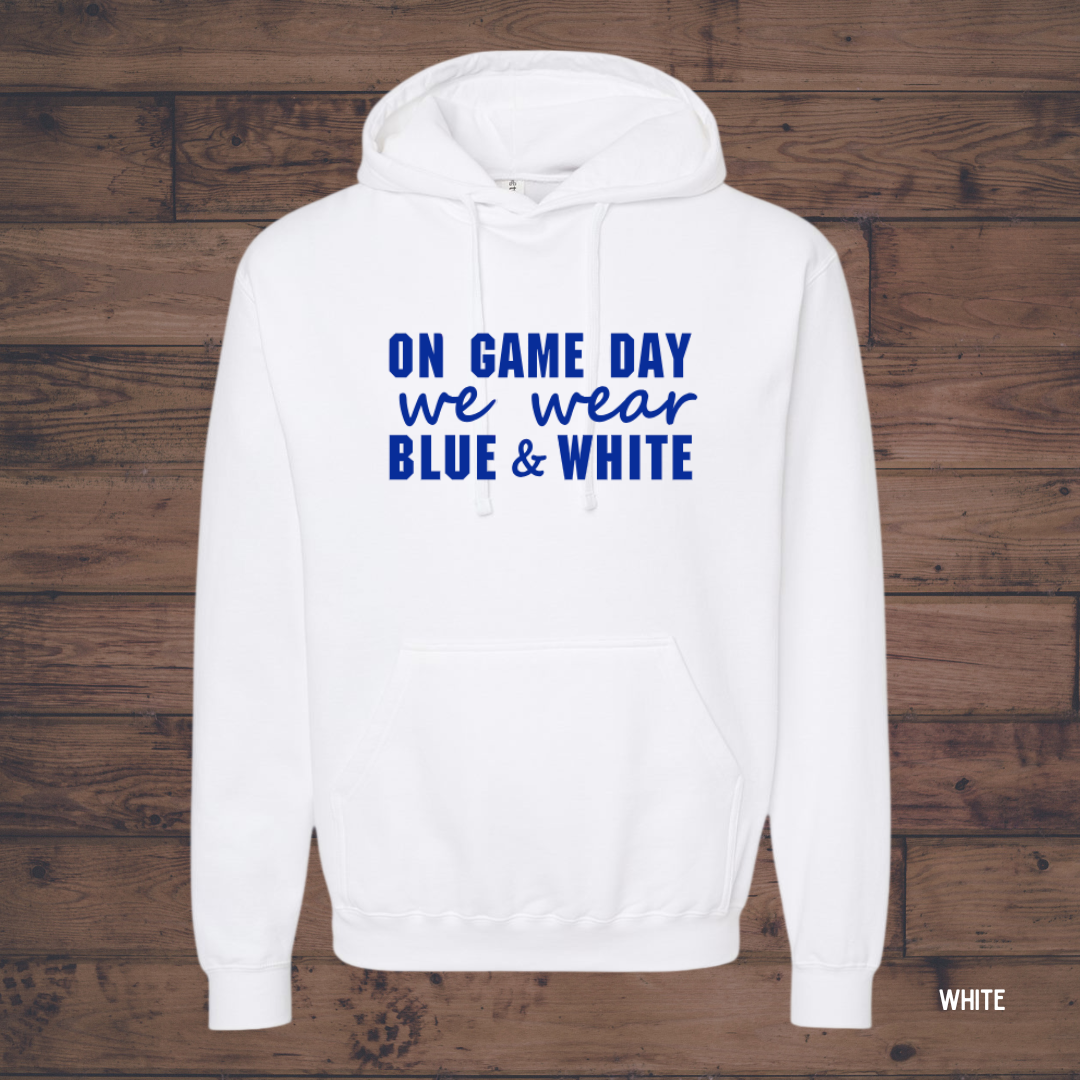 Game Day Blue & White