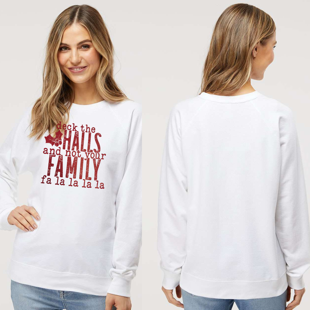 "Deck the Halls..." Graphic Crewneck