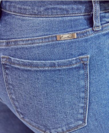 Caprice High Rise Super Skinny Jeans – medium wash women’s high rise skinny denim - Pocket