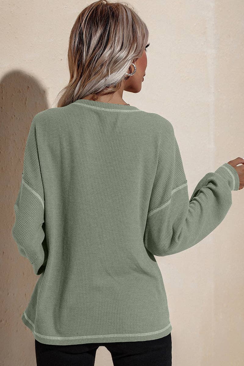 Long Sleeve Knit Top