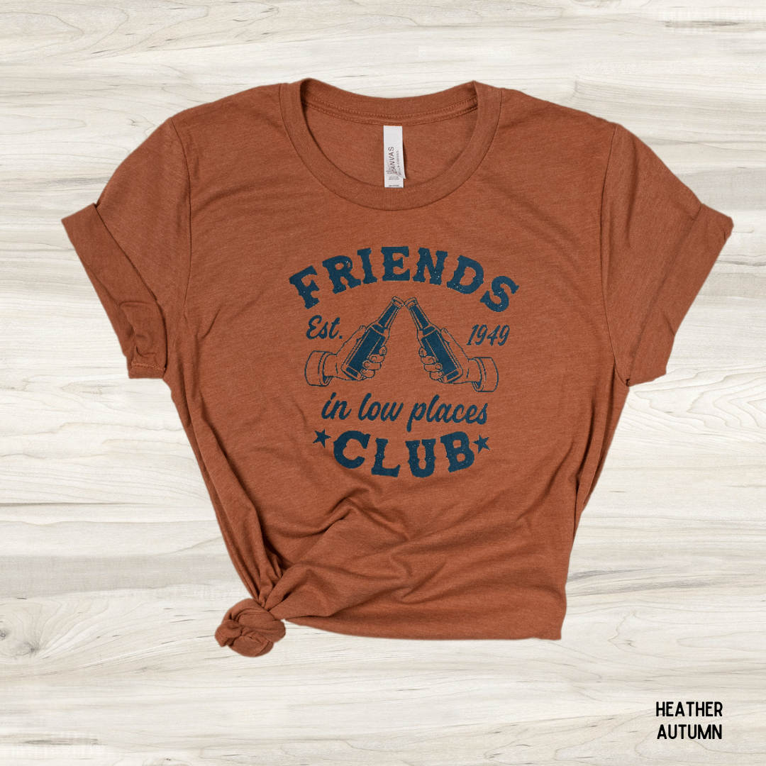 Friends In Low Places graphic tee — vintage country western shirt