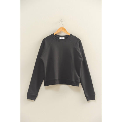 Raglan Sleeve Pullover Sweater