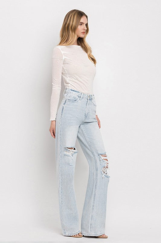 Vervet 90'S Vintage Super High Rise Flare Jeans