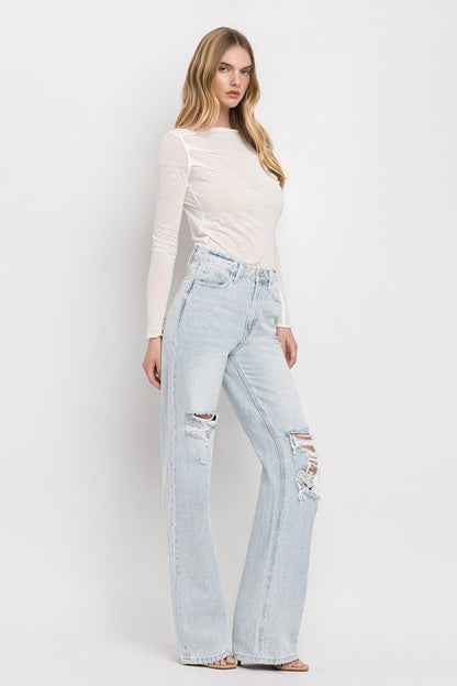 Vervet 90'S Vintage Super High Rise Flare Jeans