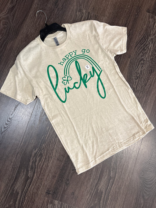 Happy Go Lucky Graphic Tee