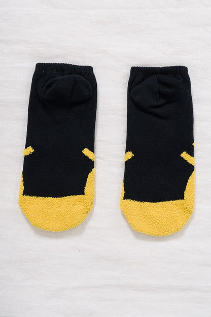 Casual Ankle Sock - Hello Sunrise (Black)