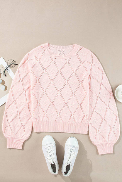 Knit Puff Sleeve Sweater