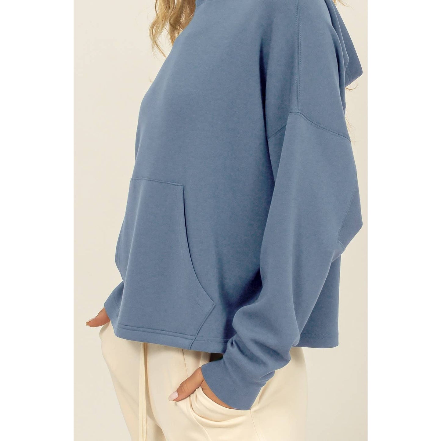 Hooded Pullover With Kangaroo Pocket