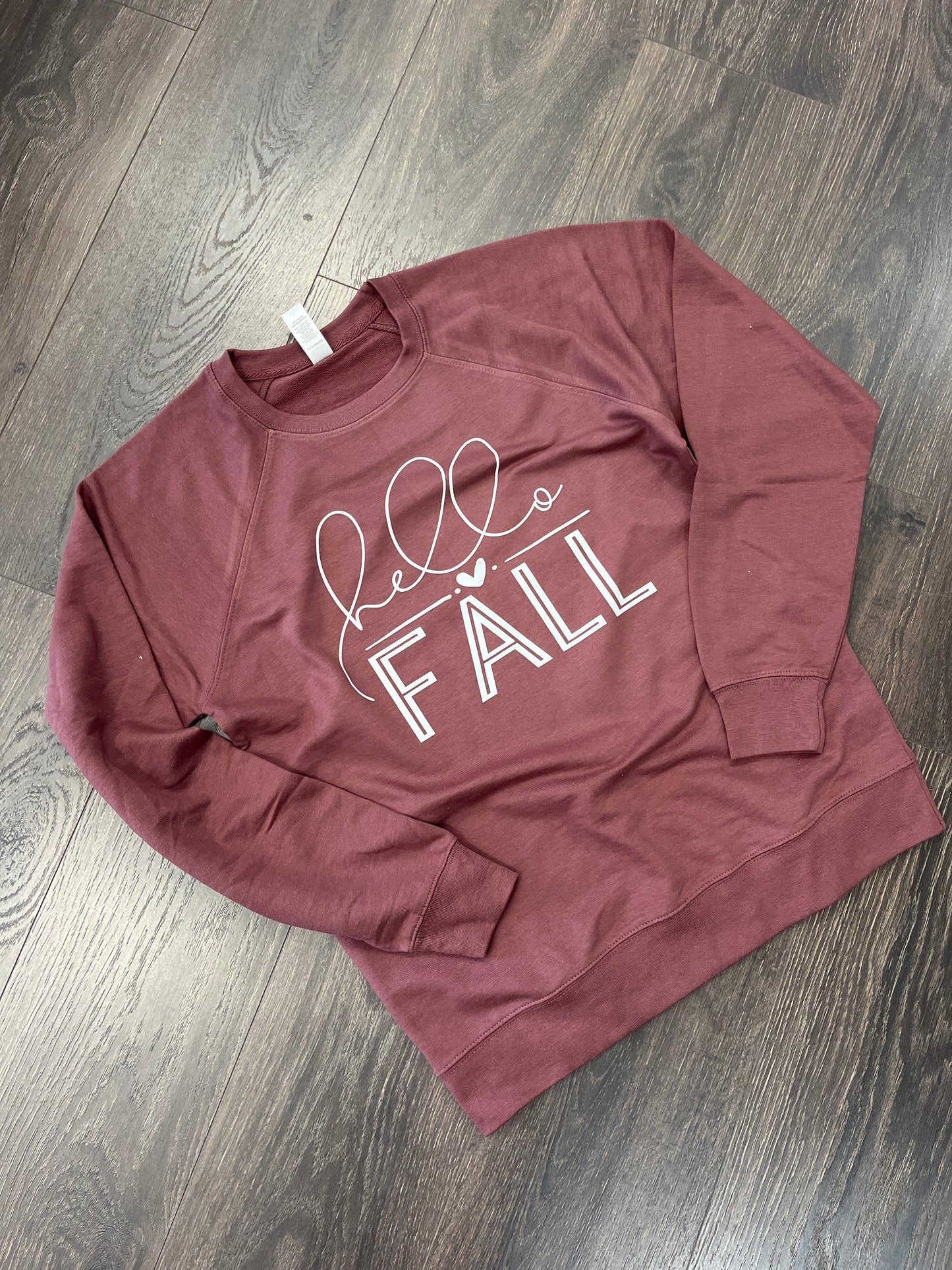 "Hello Fall" Long Sleeve Crewneck