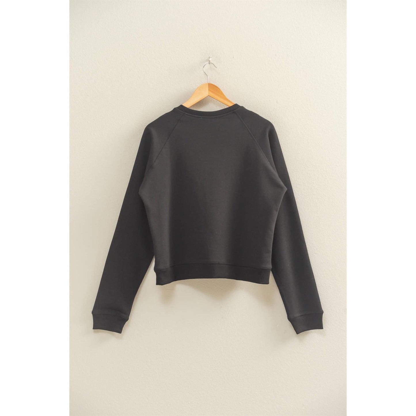 Raglan Sleeve Pullover Sweater