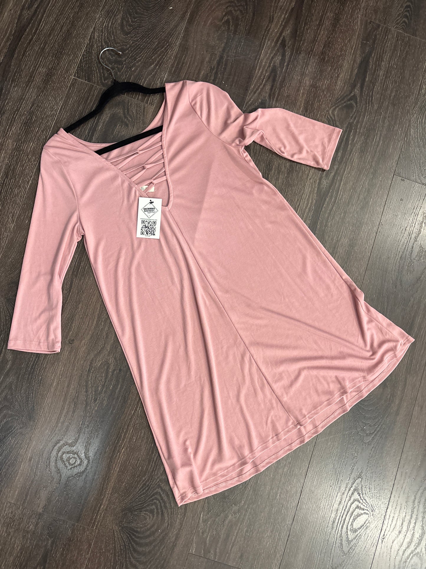 Blush Open Back Dress