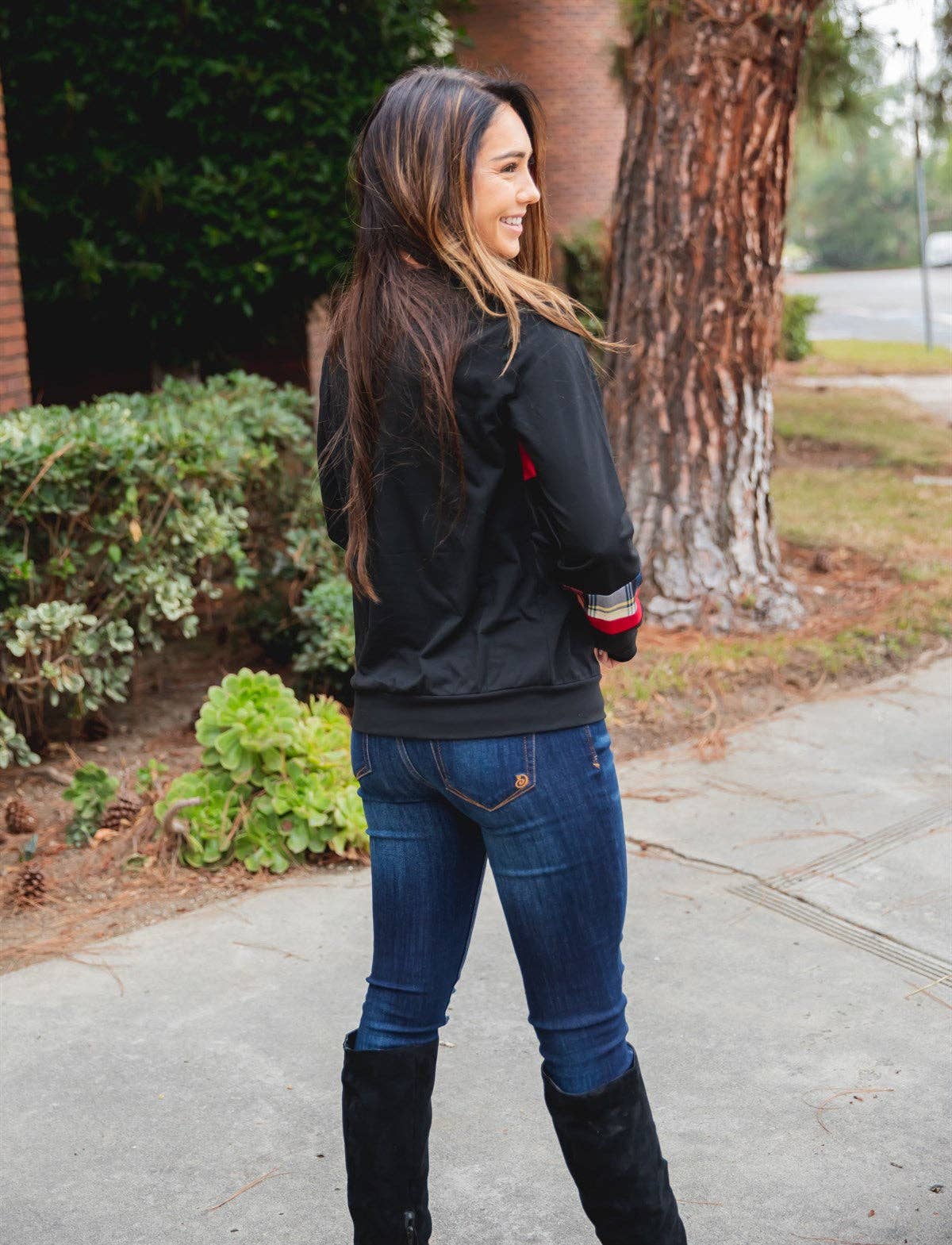 The Bonnie Colorblock Plaid Top