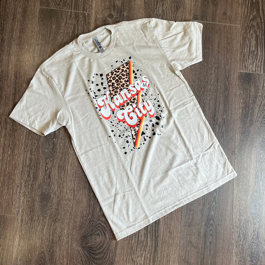 Kansas City Leopard Graphic Tee