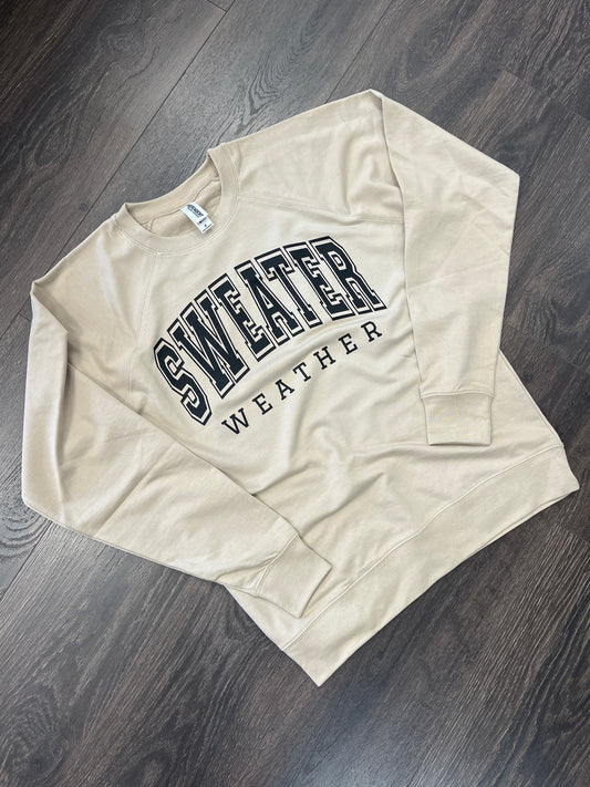 "Sweater Weather" Long Sleeve Crewneck