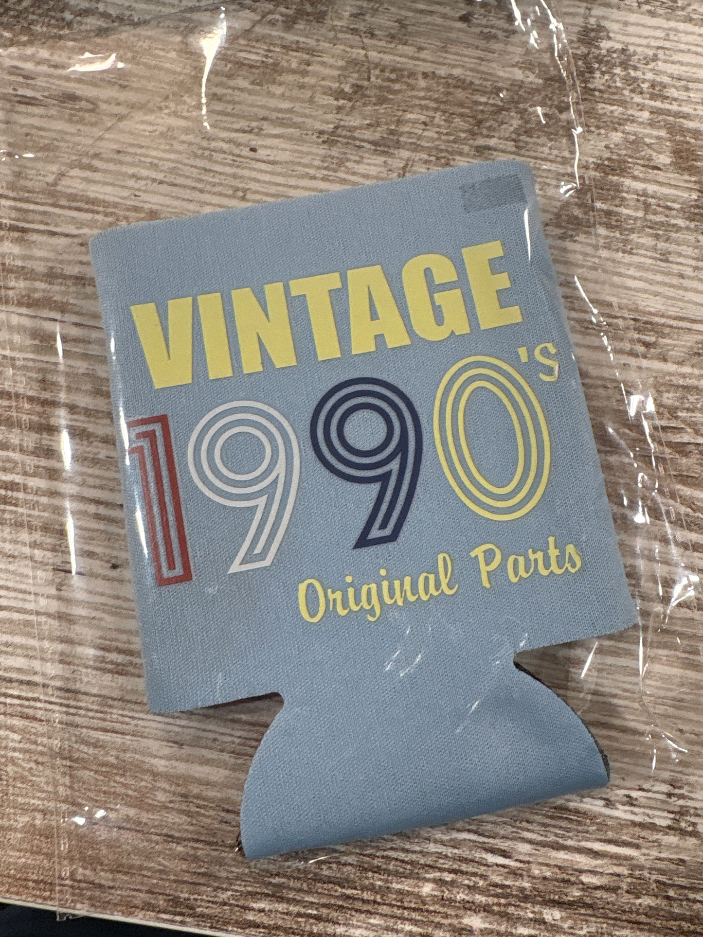 Vintage 1990's Original Parts Koozie - Light Blue