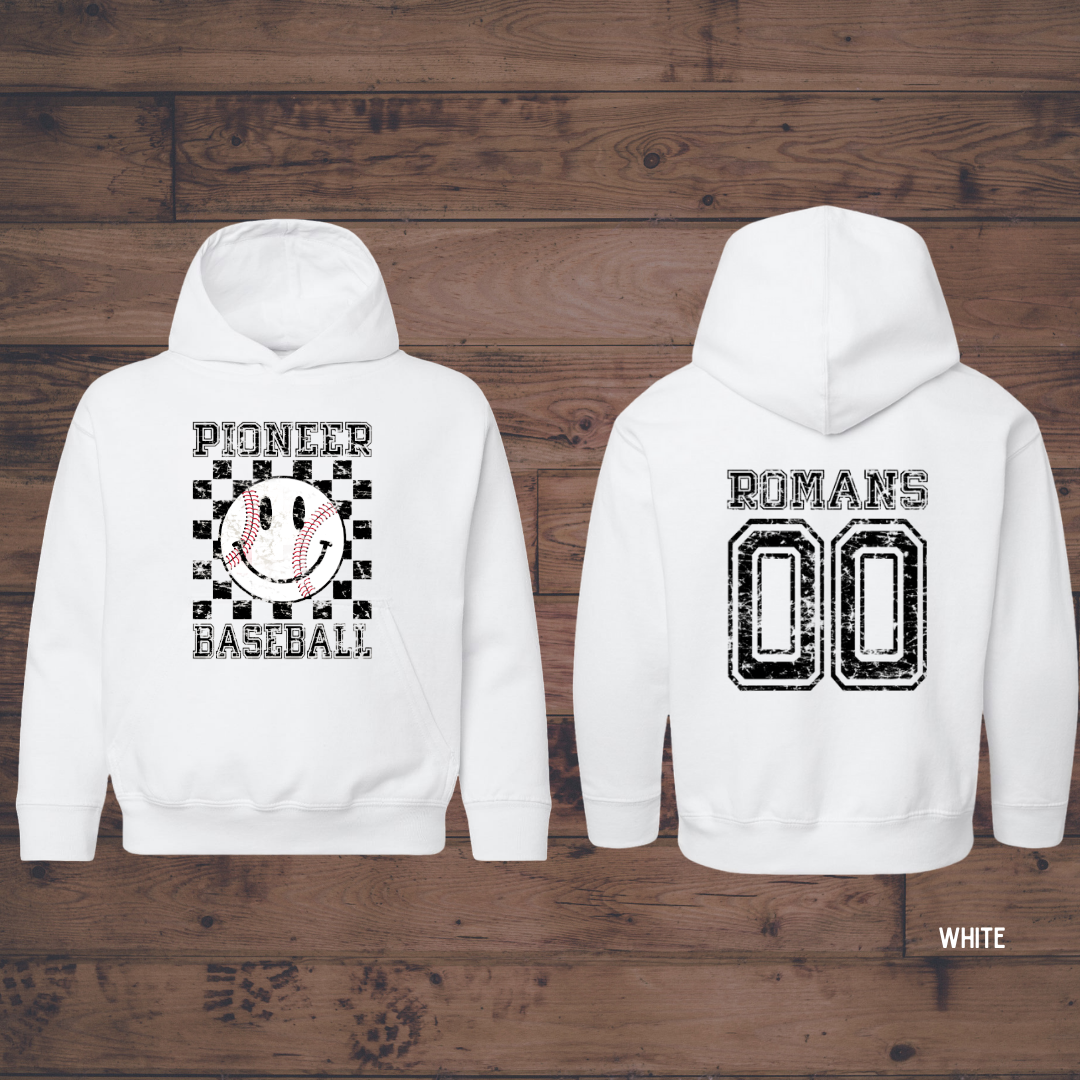 Youth - Pioneer Baseball Hoody - Customize