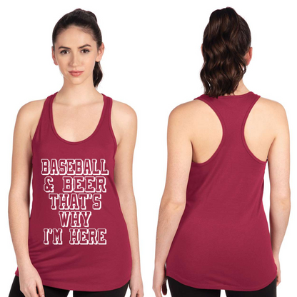 Baseball & Beer... Graphic Tank