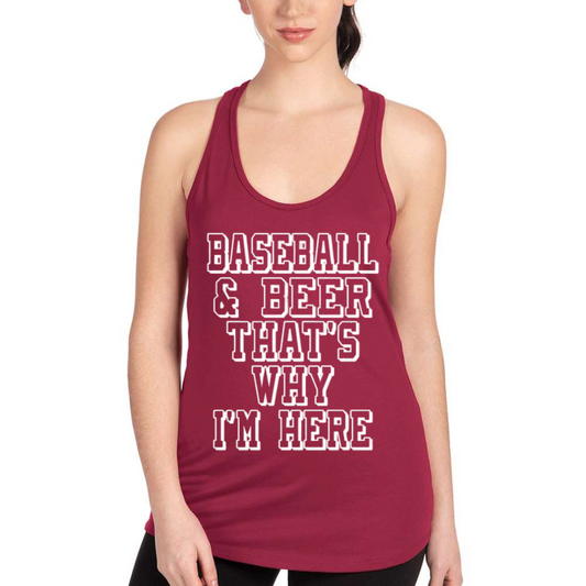 Baseball & Beer... Graphic Tank