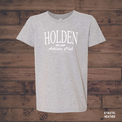 Youth - Holden Athletic Club SS Tee - White Print