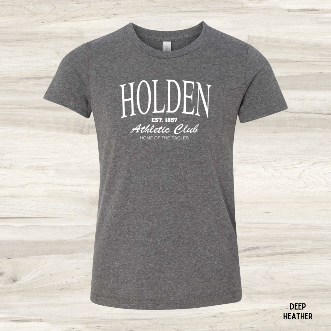 Youth - Holden Athletic Club SS Tee - White Print