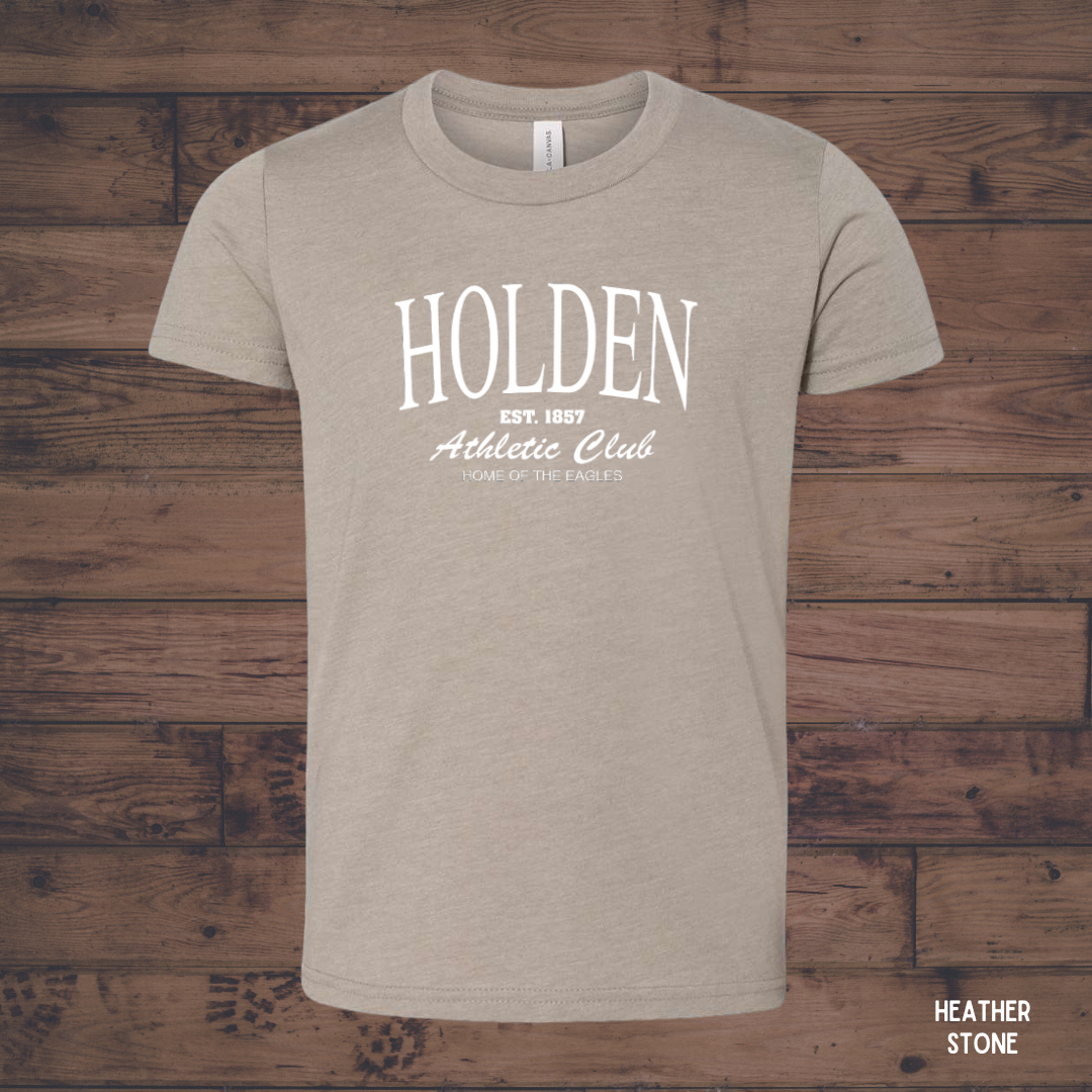 Youth - Holden Athletic Club SS Tee - White Print