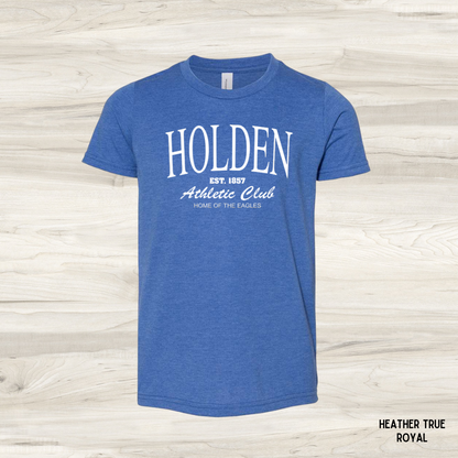 Youth - Holden Athletic Club SS Tee - White Print