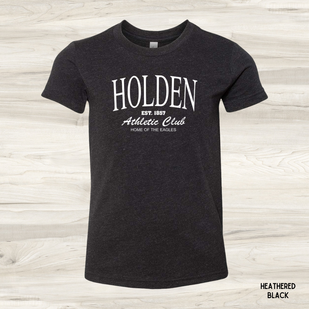 Youth - Holden Athletic Club SS Tee - White Print