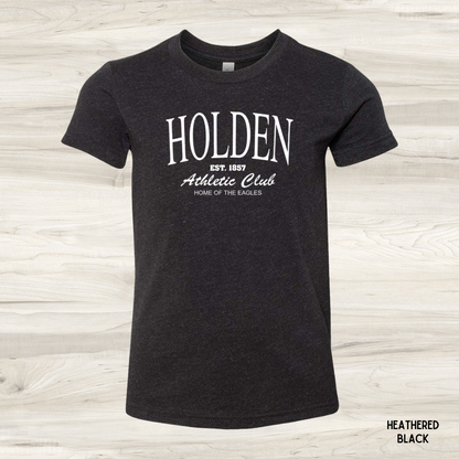 Youth - Holden Athletic Club SS Tee - White Print