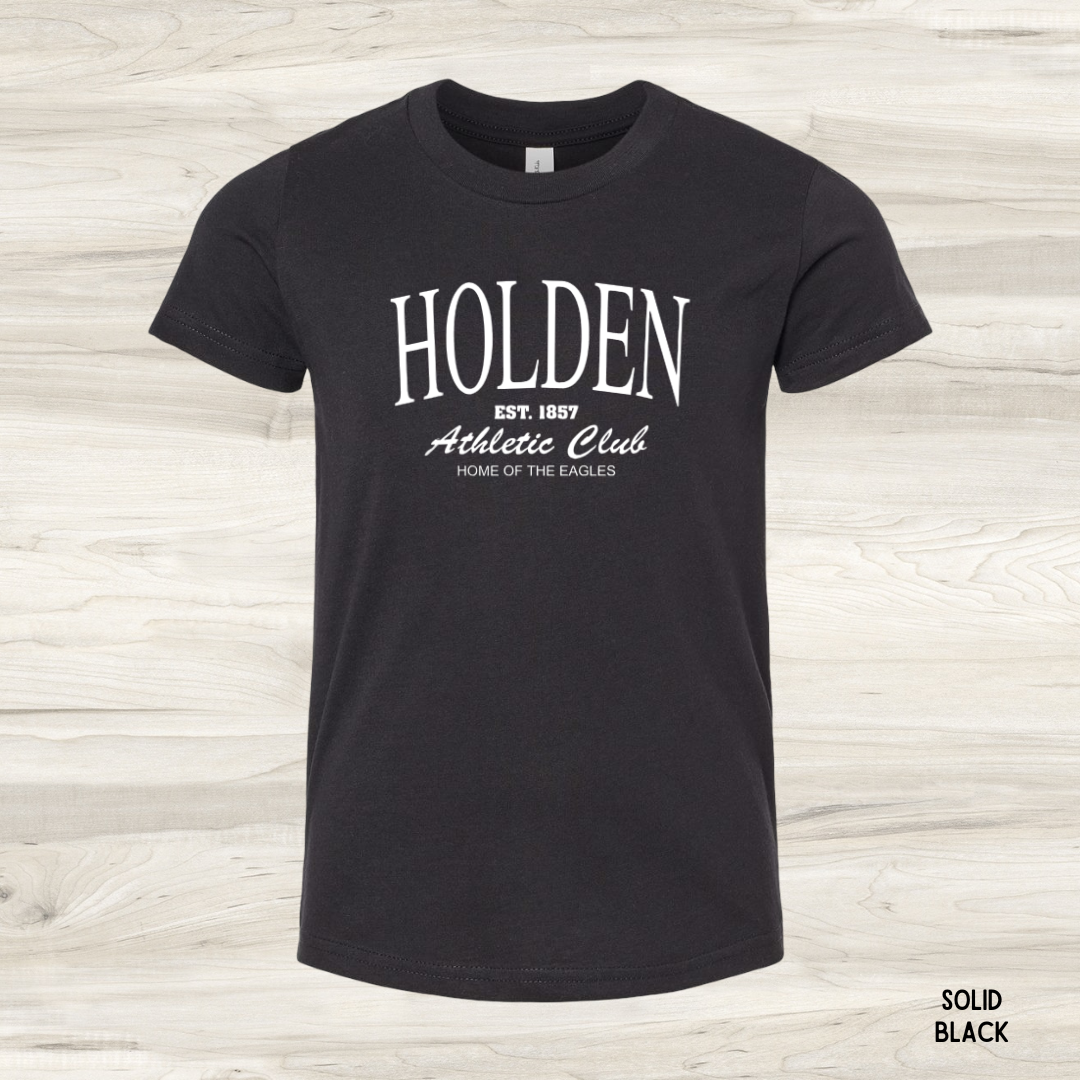 Youth - Holden Athletic Club SS Tee - White Print