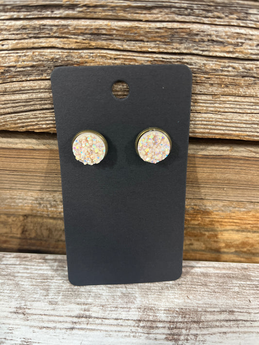 Druzy Stud Earrings 16