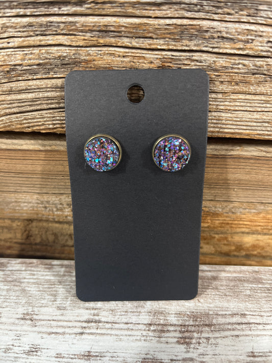 Druzy Stud Earrings 12