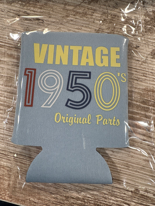 Vintage 1950's Original Parts Koozie - Light Blue